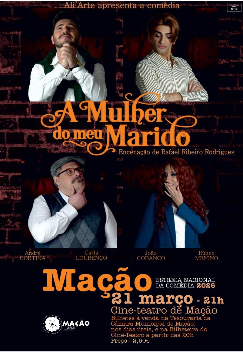 MA&Ccedil;&Atilde;O RECEBE COM&Eacute;DIA "A MULHER DO MEU MARIDO"