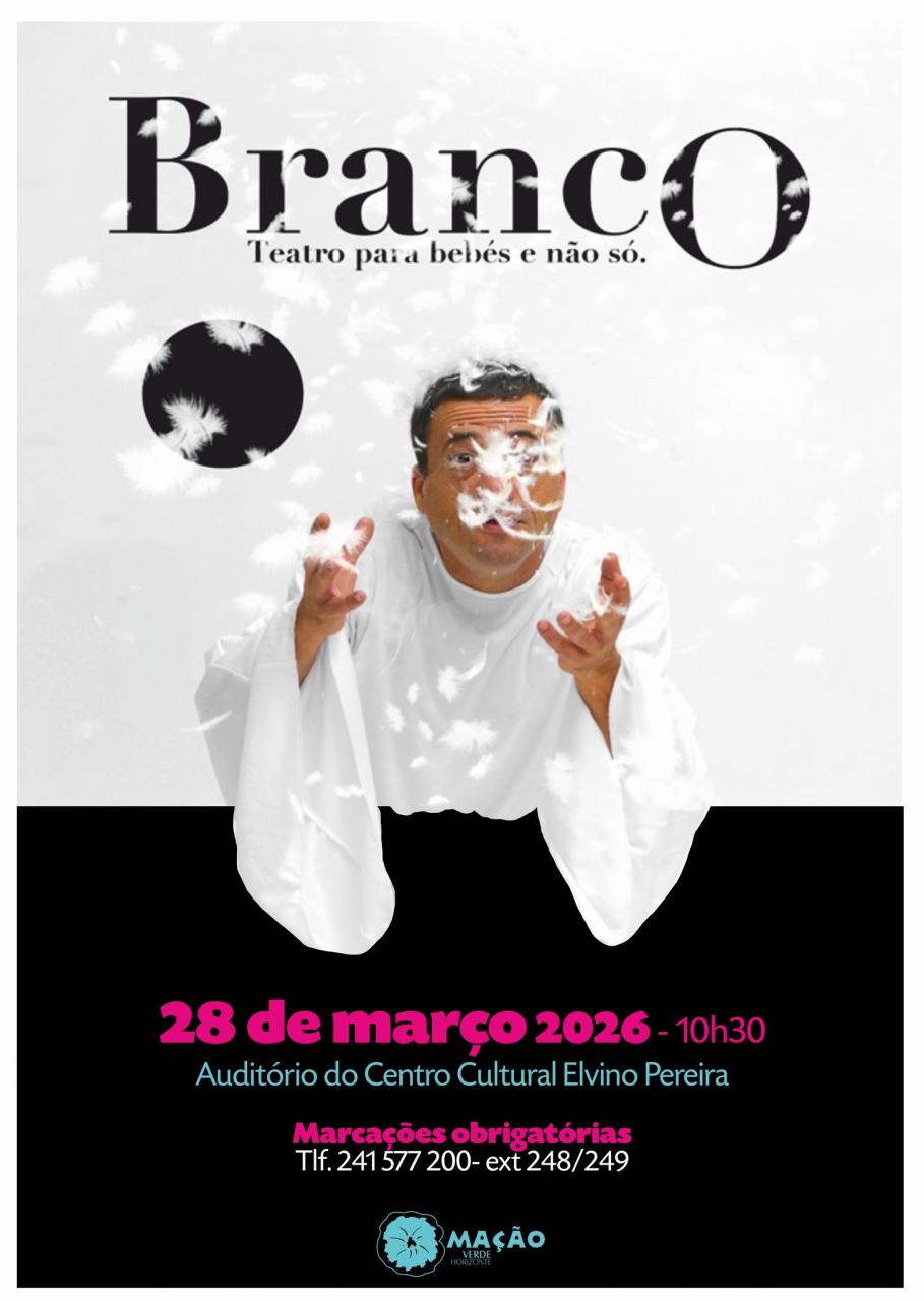 MA&Ccedil;&Atilde;O RECEBE "BRANCO" &ndash; TEATRO PARA BEB&Eacute;S E N&Atilde;O S&Oacute;! 